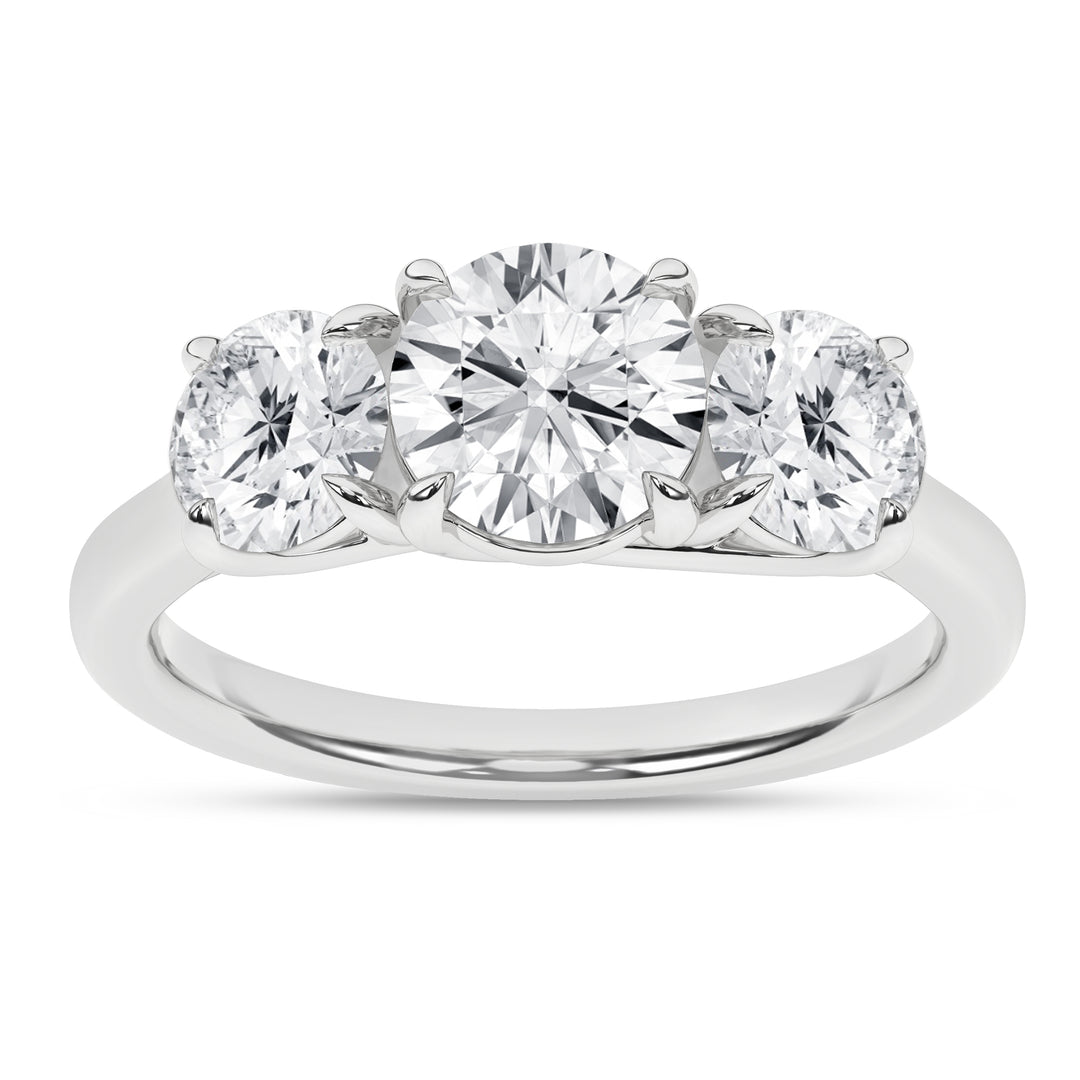 14KW 3-STONE RING (RD-1.5CT)3C
