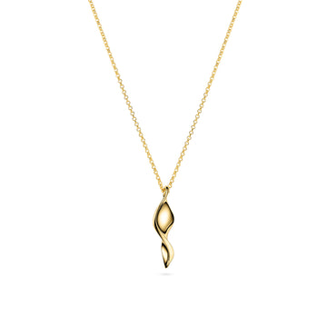 FOGLIA PICCOLO PENDANT YG
