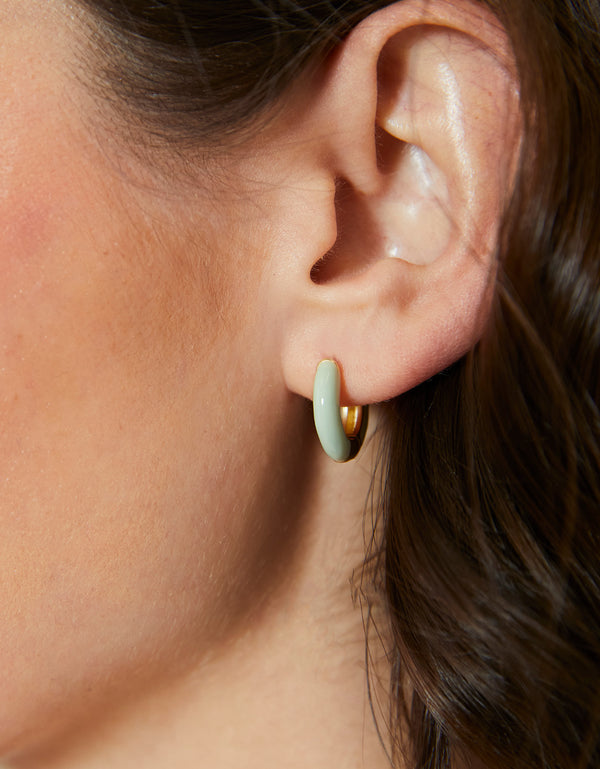 Clara Hoop Earrings 15mm
Sea