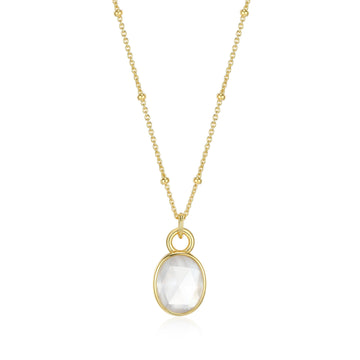 REIGN YGP WHITE CRYSTAL OVAL N