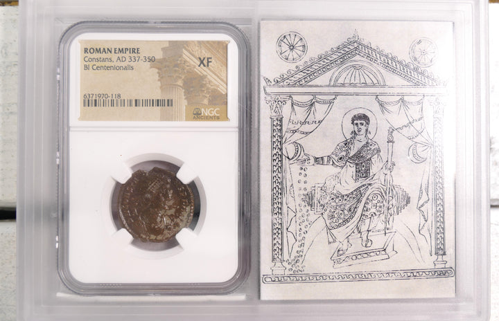 ROMAN EMPIRE 337-350 BI CENTENIONALIS Mint