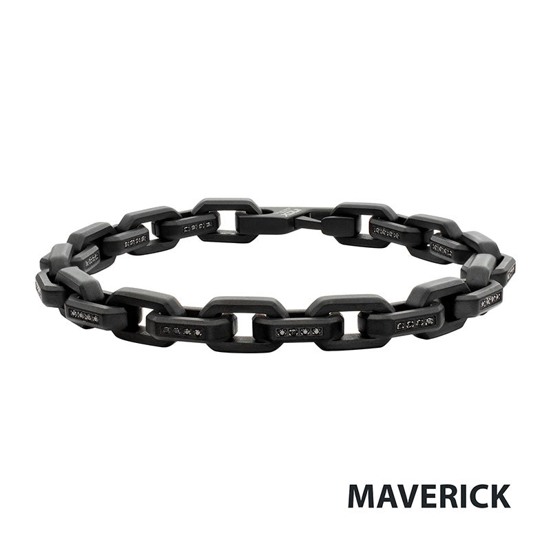 8mm Matte Finish Black IP Stai