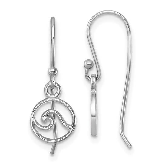 Sterling Silver Rhodium-Plated