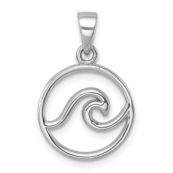 Sterling Silver Rhodium-Plated