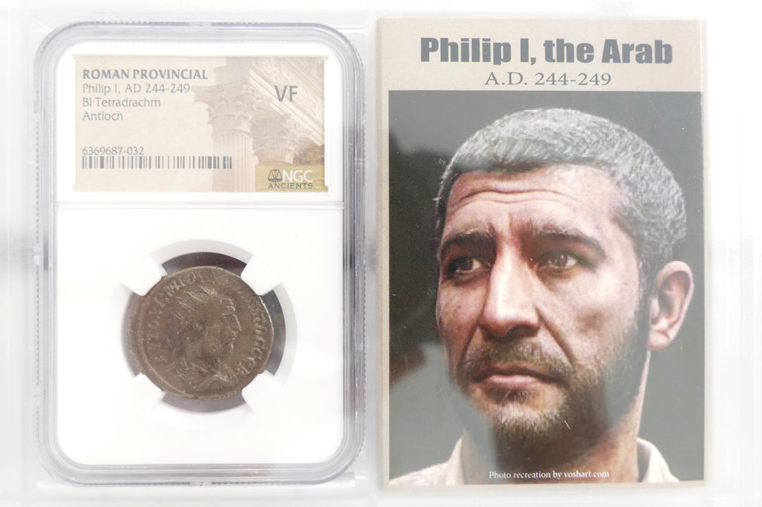 ROMAN EMPIRE 244-249 AD BI TETRADRACHM Mint