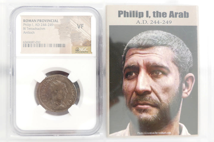 ROMAN EMPIRE 244-249 AD BI TETRADRACHM Mint