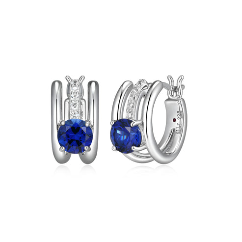 Sterling silver Lab Created Bl