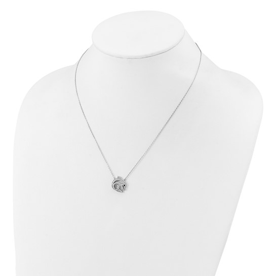 Cheryl M Sterling Silver Rhodi