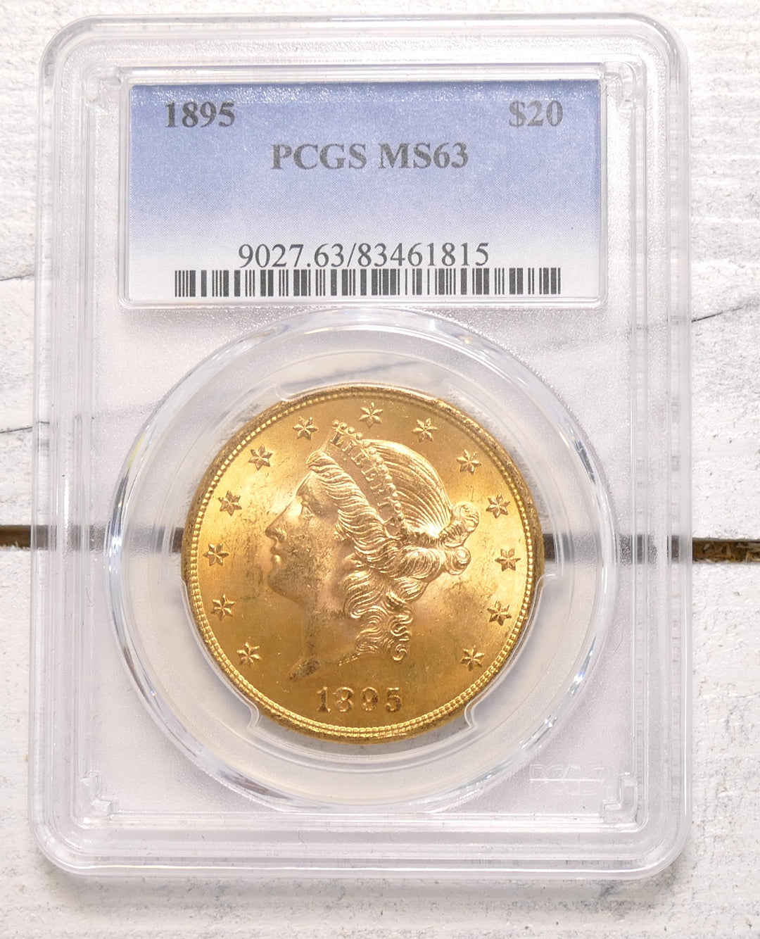 US 1895 DOUBLE EAGLE PHILLY MINT MS63