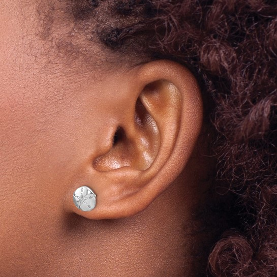 Sterling Silver Rhodium-Plated