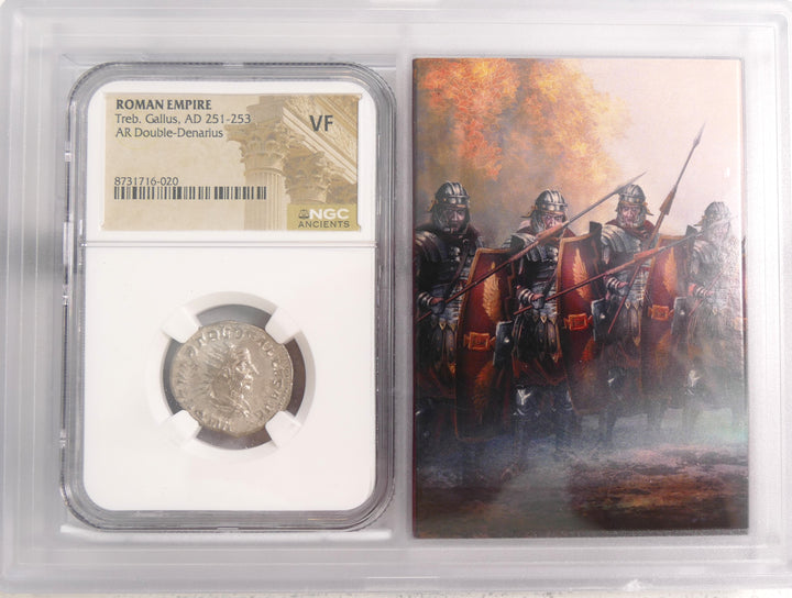 ROMAN EMPIRE 251-253 AR DOUBLE DENARIUS