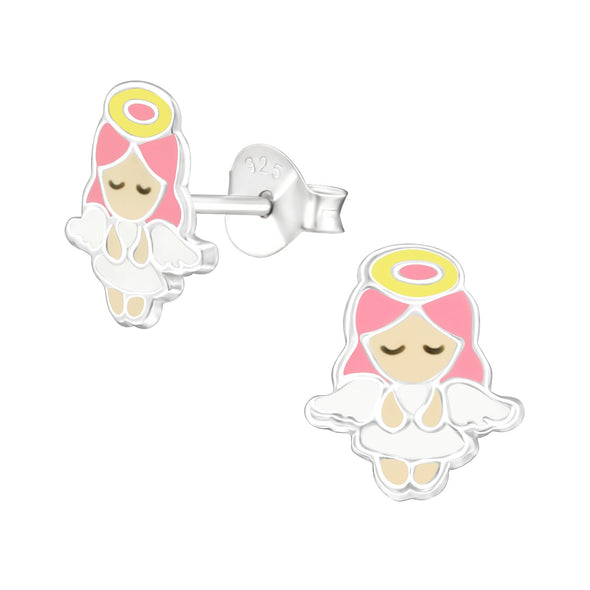 SS LITTLE ANGEL STUD EARRINGS