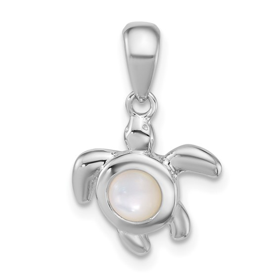 Sterling Silver Rhodium-Plated