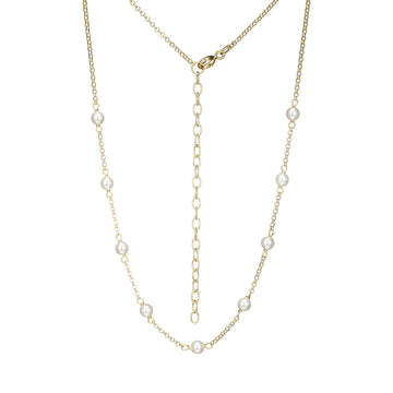 REIGN YGP PEARL STATION NECKLA