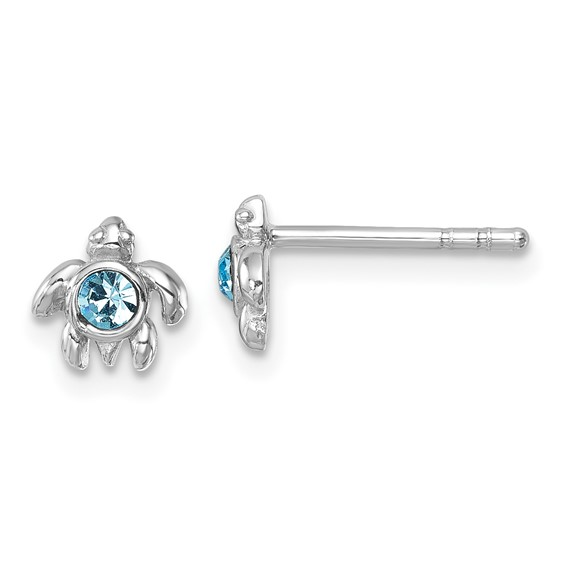 Sterling Silver Rhodium-Plated