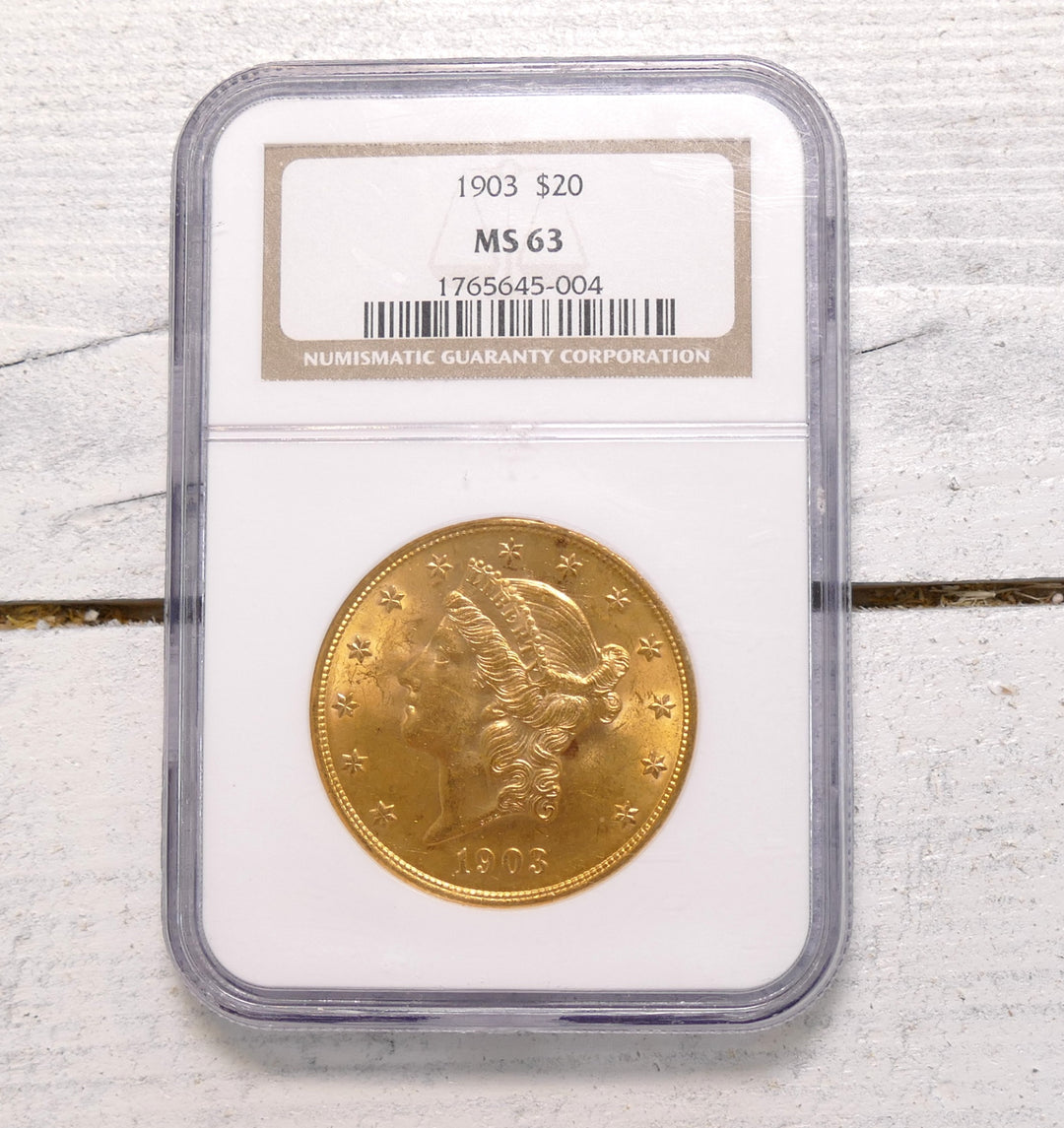 US 1903 DOUBLE EAGLE PHILLY MINT MS63