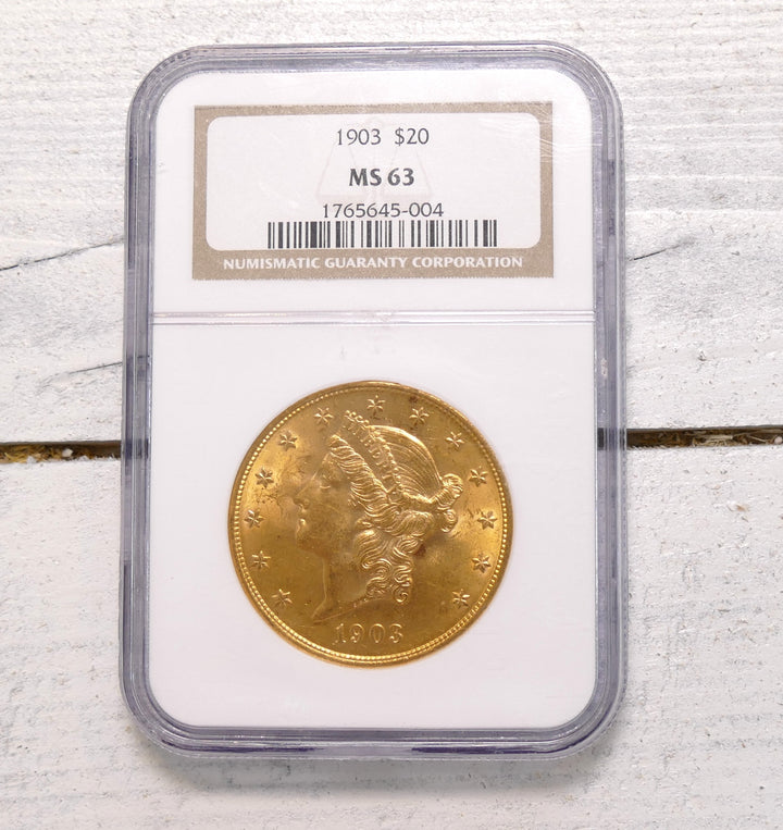 US 1903 DOUBLE EAGLE PHILLY MINT MS63