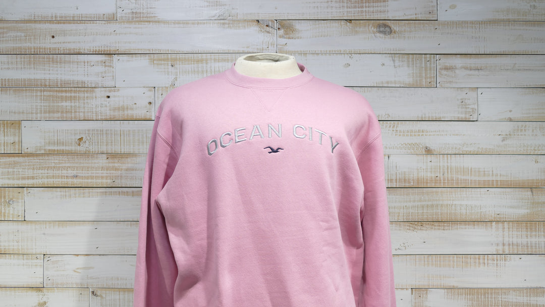 Gear - Long Sleeve Crew Neck Sweatshirt - Pink