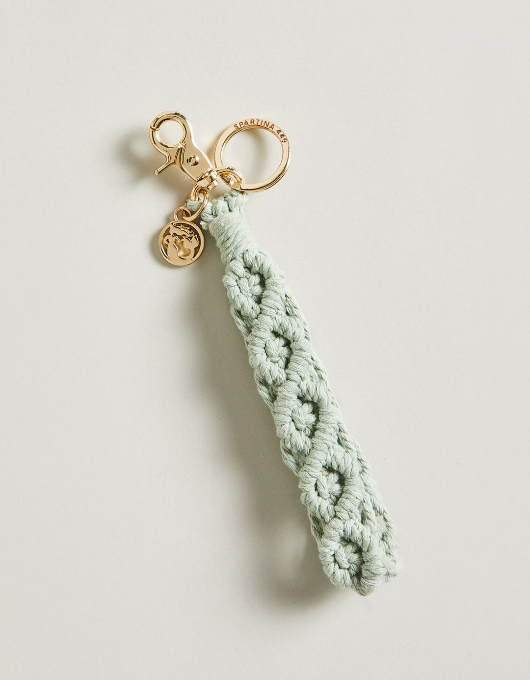 Macrame Wristlet Keychain Sea