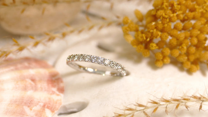 14k White Gold .62ct Diamond Ring (Size 6.5)
