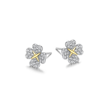 REIGN SS/TT CLOVER CLEAR PAVE