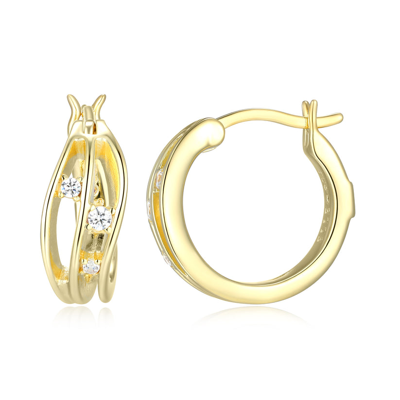 Sterling Silver Gold Plated Be