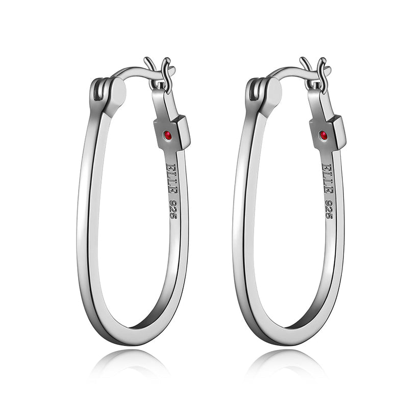 Sterling Silver Long Leverback
