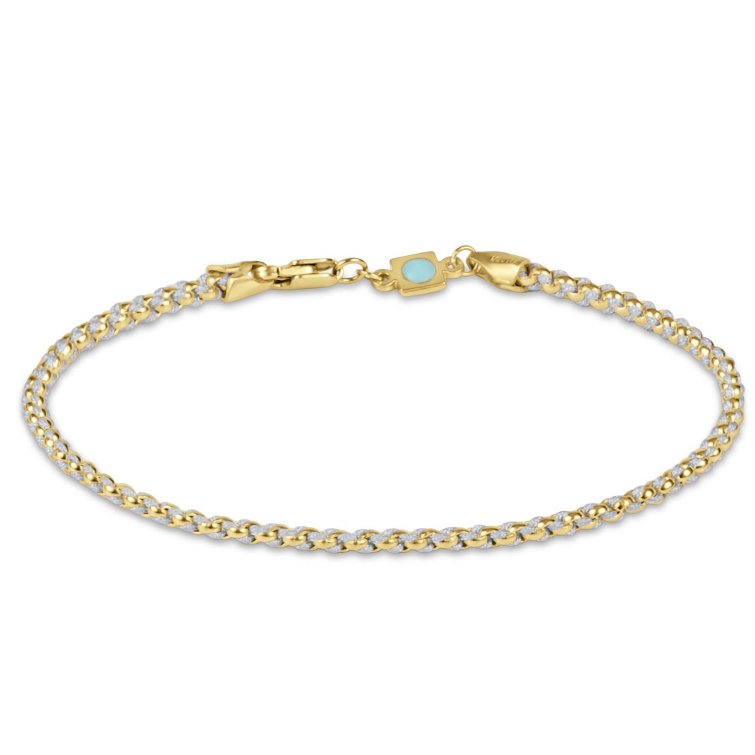 enewton - Hope Together blue ice Gold-Filled Bracelet (Standard 6.25")