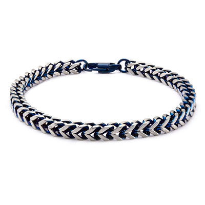 Stainless Steel Blue IP Franco
