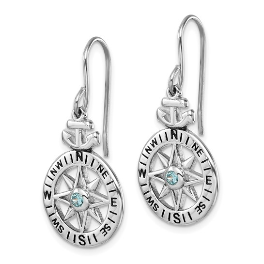Sterling Silver Rhodium-Plated
