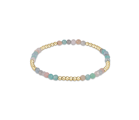 enewton - 14k gold-filled - Yellow Gold Blissful Pattern - Hot Mess Spring 2025 2.5mm Bead Bracelet
