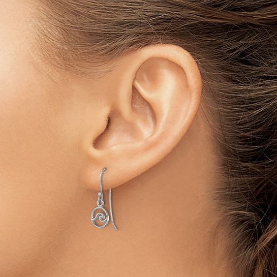 Sterling Silver Rhodium-Plated