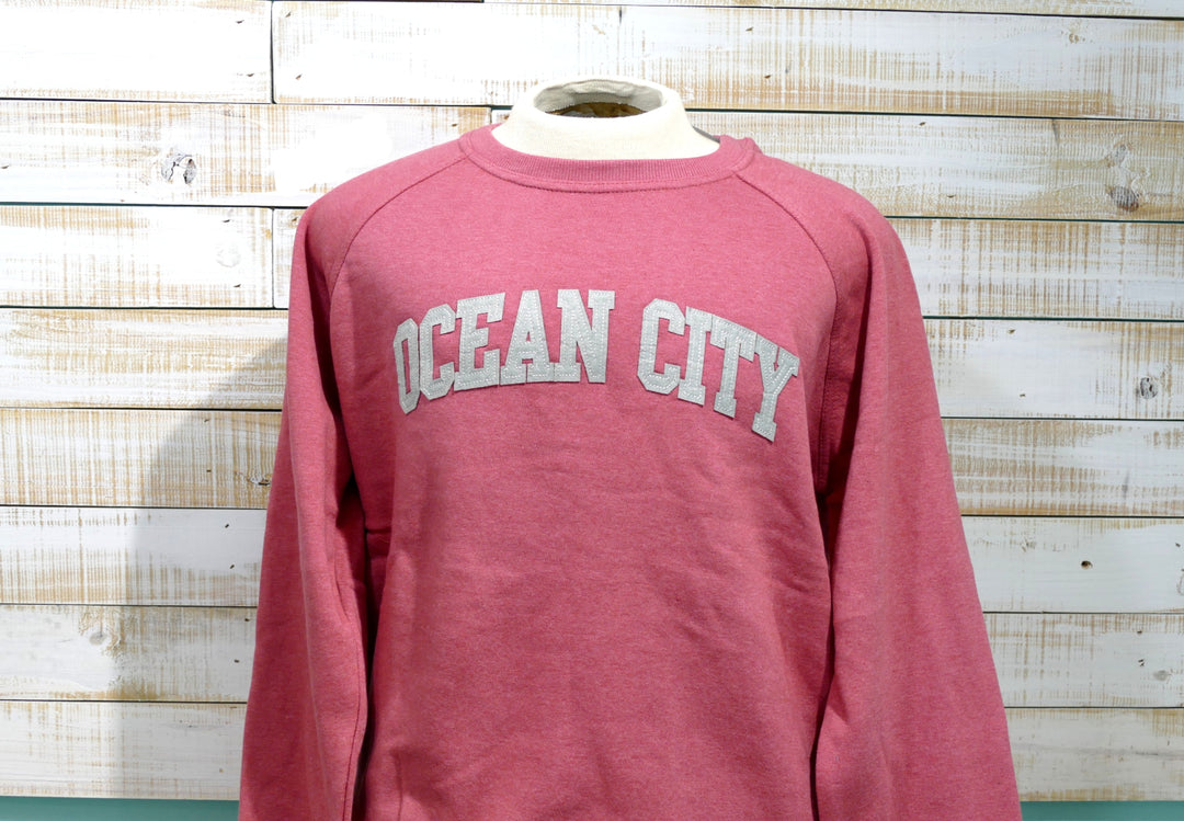 OC Long Sleeve Crew Neck Sweatshirt - Red