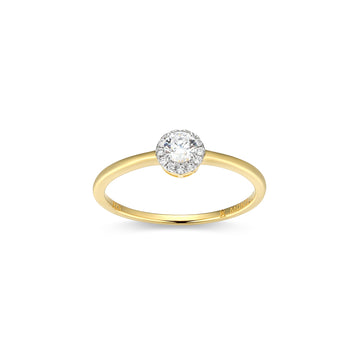 14KGP LAB DIA 1/4CT PROMISE RI