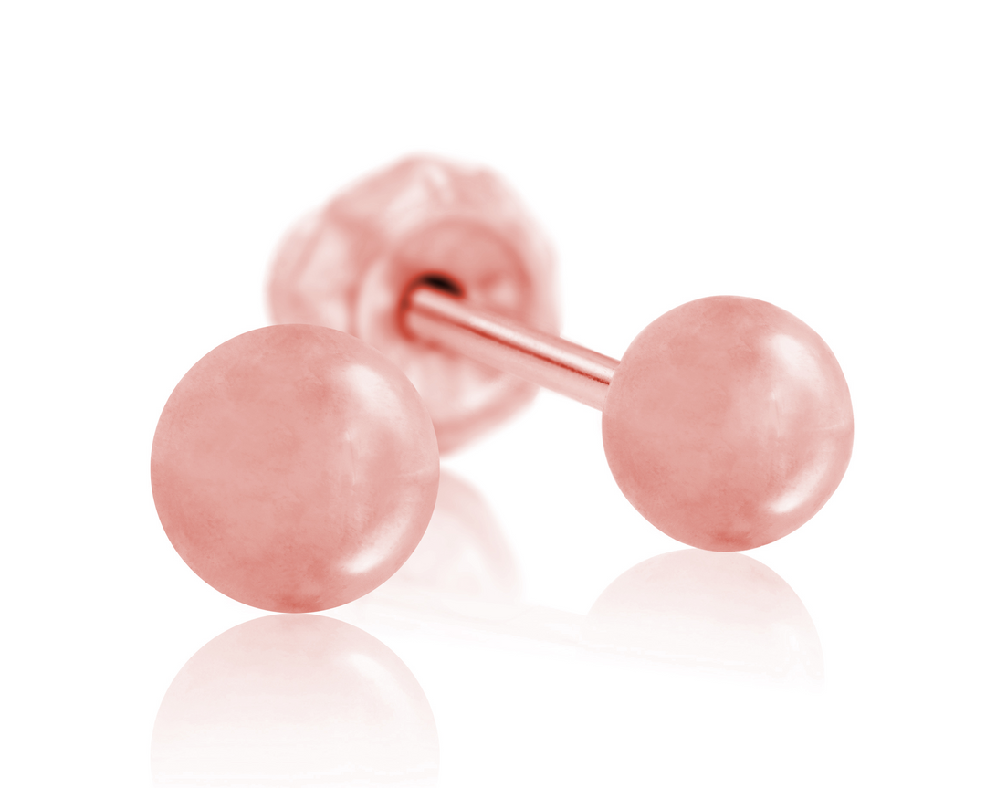 ROSE PLATED 4mm Ball..