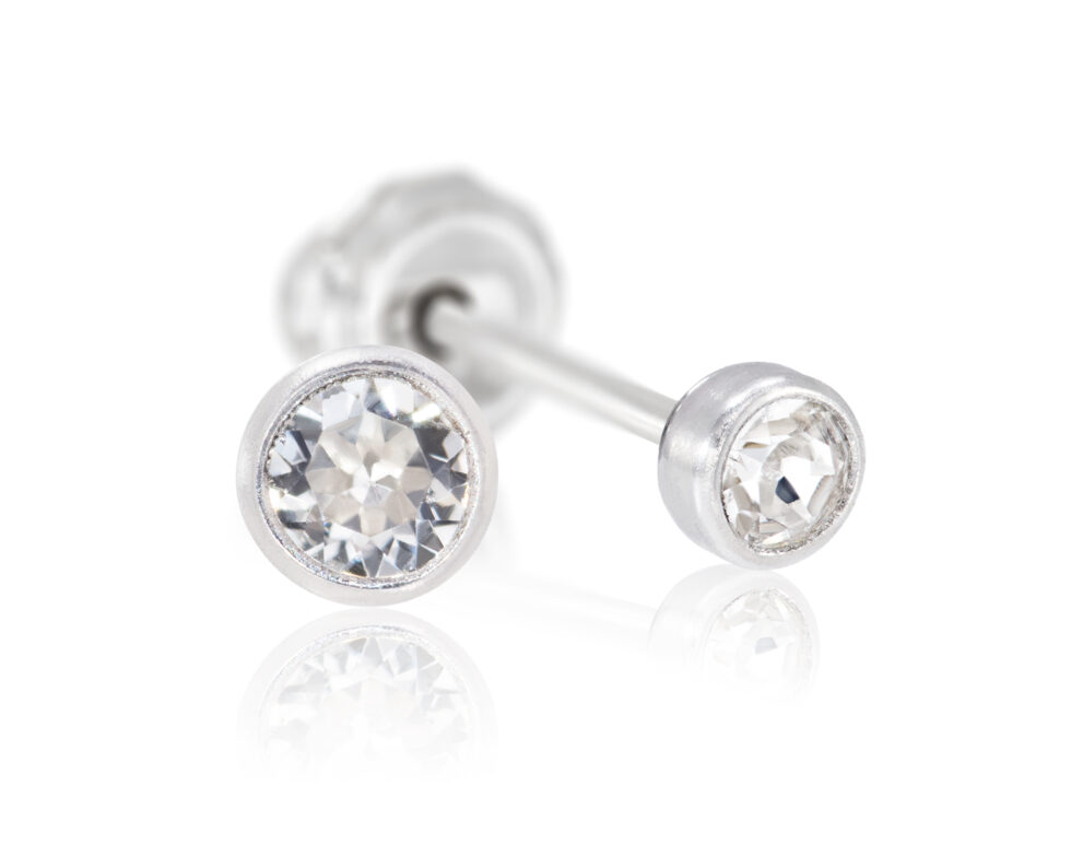 TITANIUM 4MM CRYSTAL BEZEL