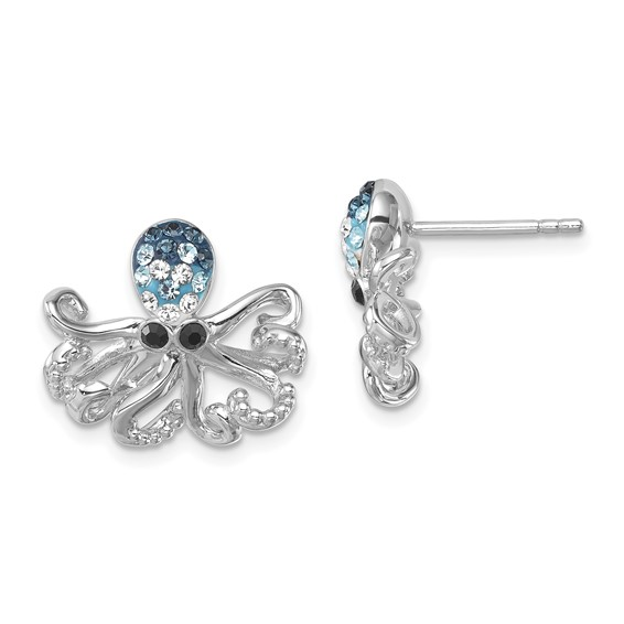 Sterling Silver Rhodium-Plated