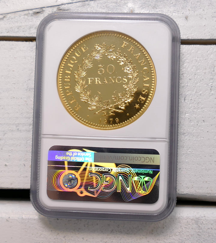 FRANCE 1979 PIEFORT GOLD 50 FRANC
