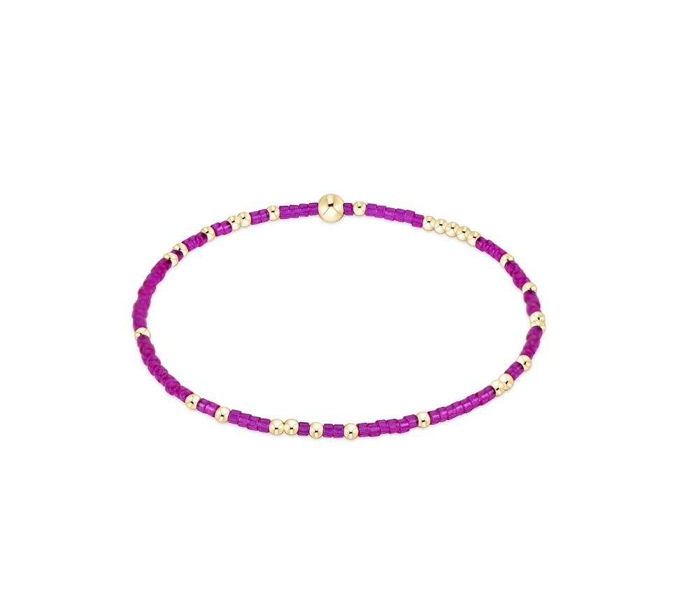 enewton - Hope Unwritten Fuchsia Gold-Filled Bracelet (Standard 6.25")