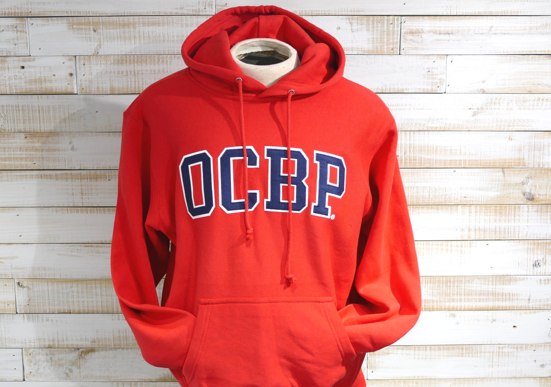 Long Sleeve Hooded OCBP Sweatshirt - Red (Large)