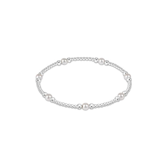enewton - Purpose - 4mm Pearl & Sterling Silver Bracelet (Standard 6.25")