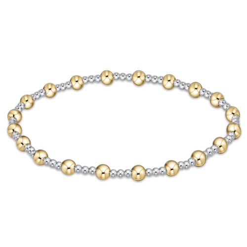enewton - Classic Sincerity Pattern Classic Sincerity 4mm Mixed Metal Bracelet (Standard 6.25")