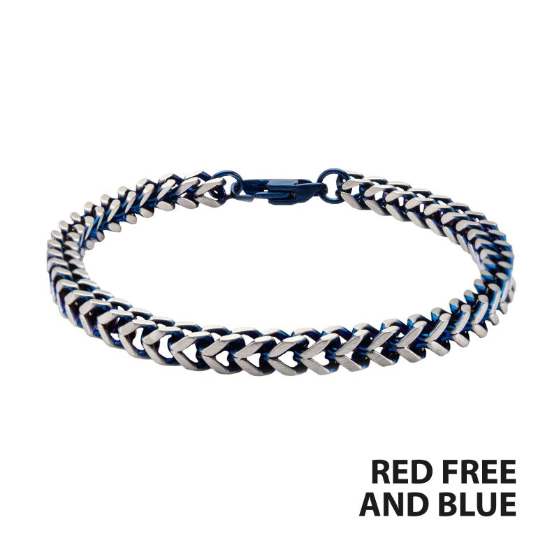 Stainless Steel Blue IP Franco
