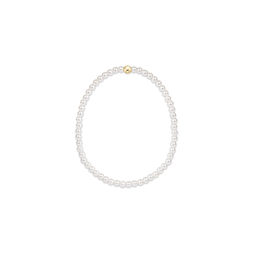 enewton - Classic 3mm Pearl & Gold-Filled Bracelet (Extends 7.25")