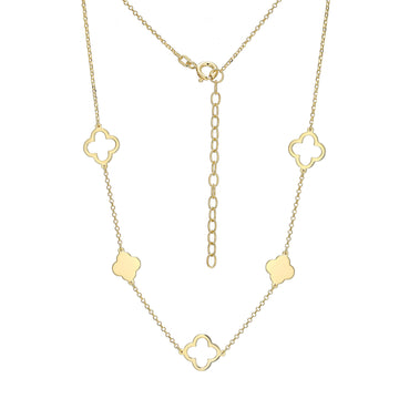 YGP VANCLEAF STATION NECKLACE