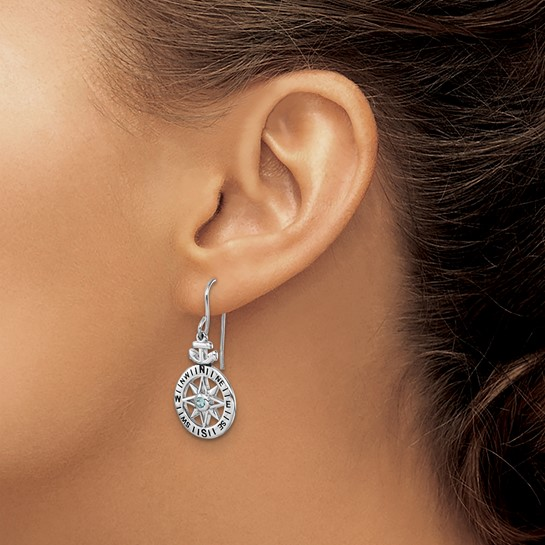 Sterling Silver Rhodium-Plated