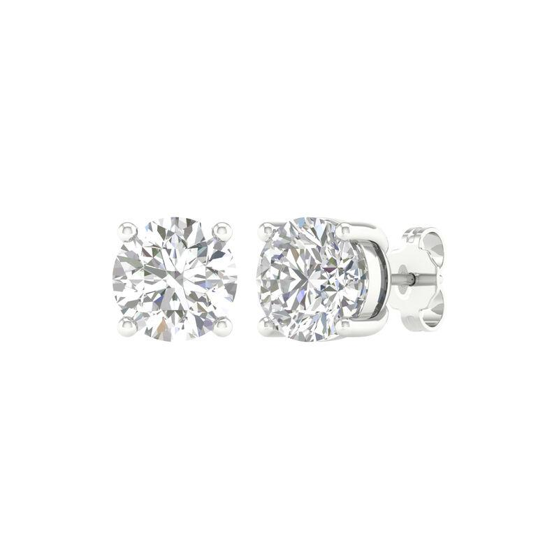 14kw Lab Grown Diamond Stud 4 ctw