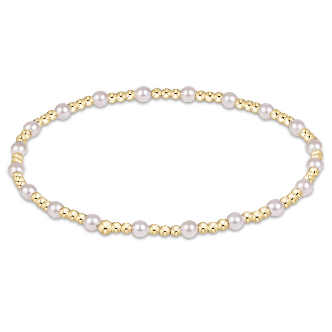 Sincerity Pearl 3mm Bracelet