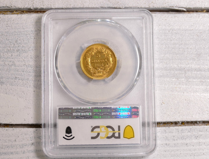 U.S 1854 3 dollar gold coin Philadelphia Mint