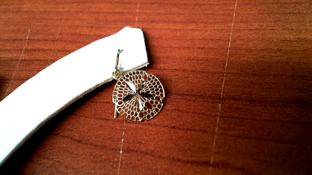 14KT Filigree Sand Dollar Earr